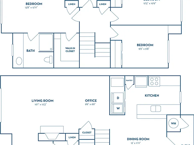 3 Bedroom | 2.5 Bath | 1560 SQ FT 3 Bedroom | 2.5 Bath | 1560 SQ FT