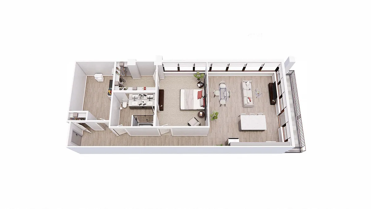 Floor plan 1B5