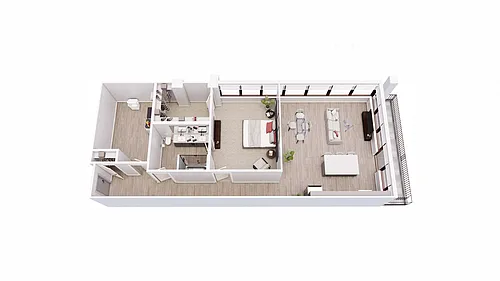 Floor plan 1B5