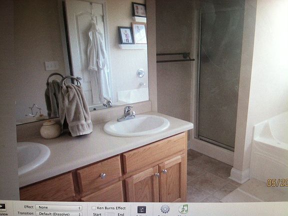Master bath double vanity