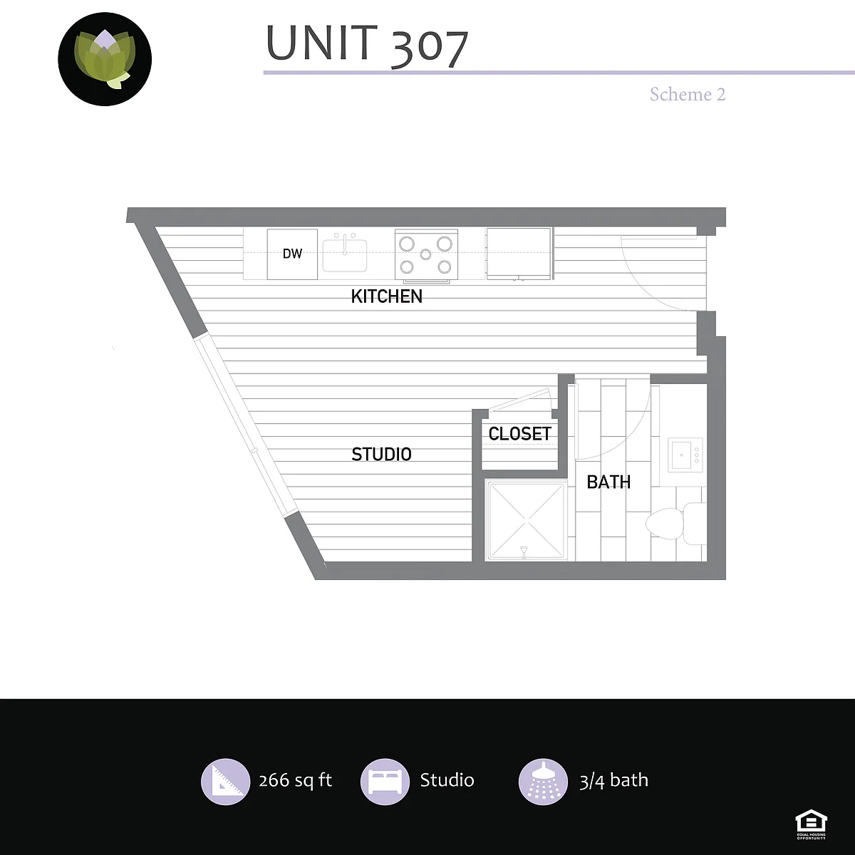 Floor plan Studio