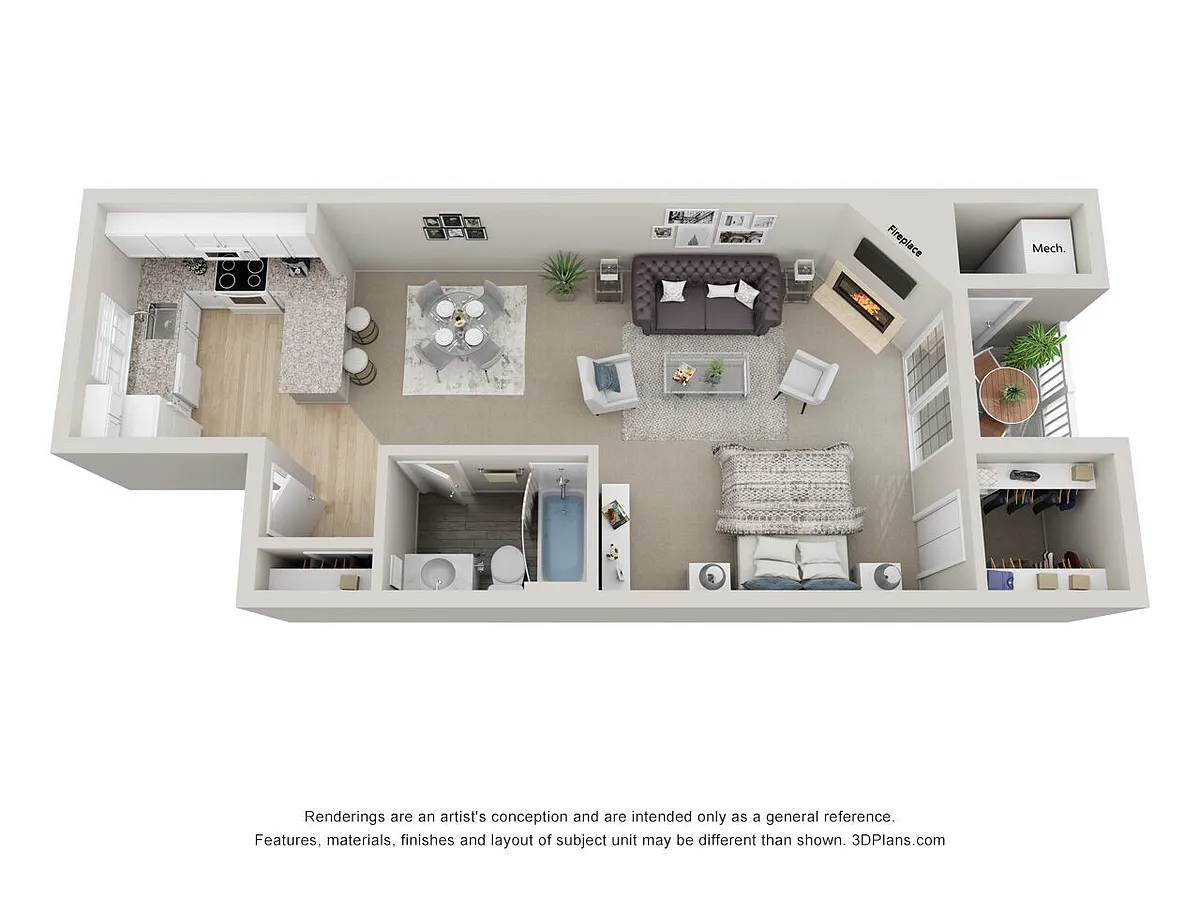 Floor plan Studio