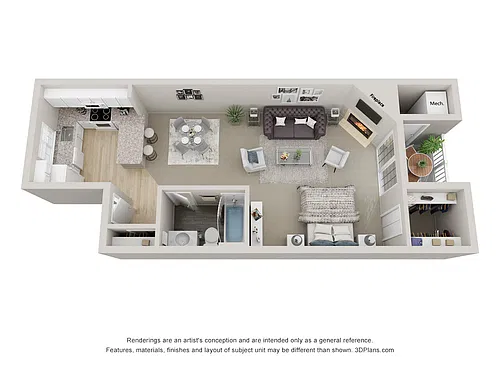 Floor plan Studio