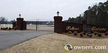Brick Gated Entrance