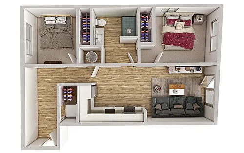 Floor plan Lofts - B3
