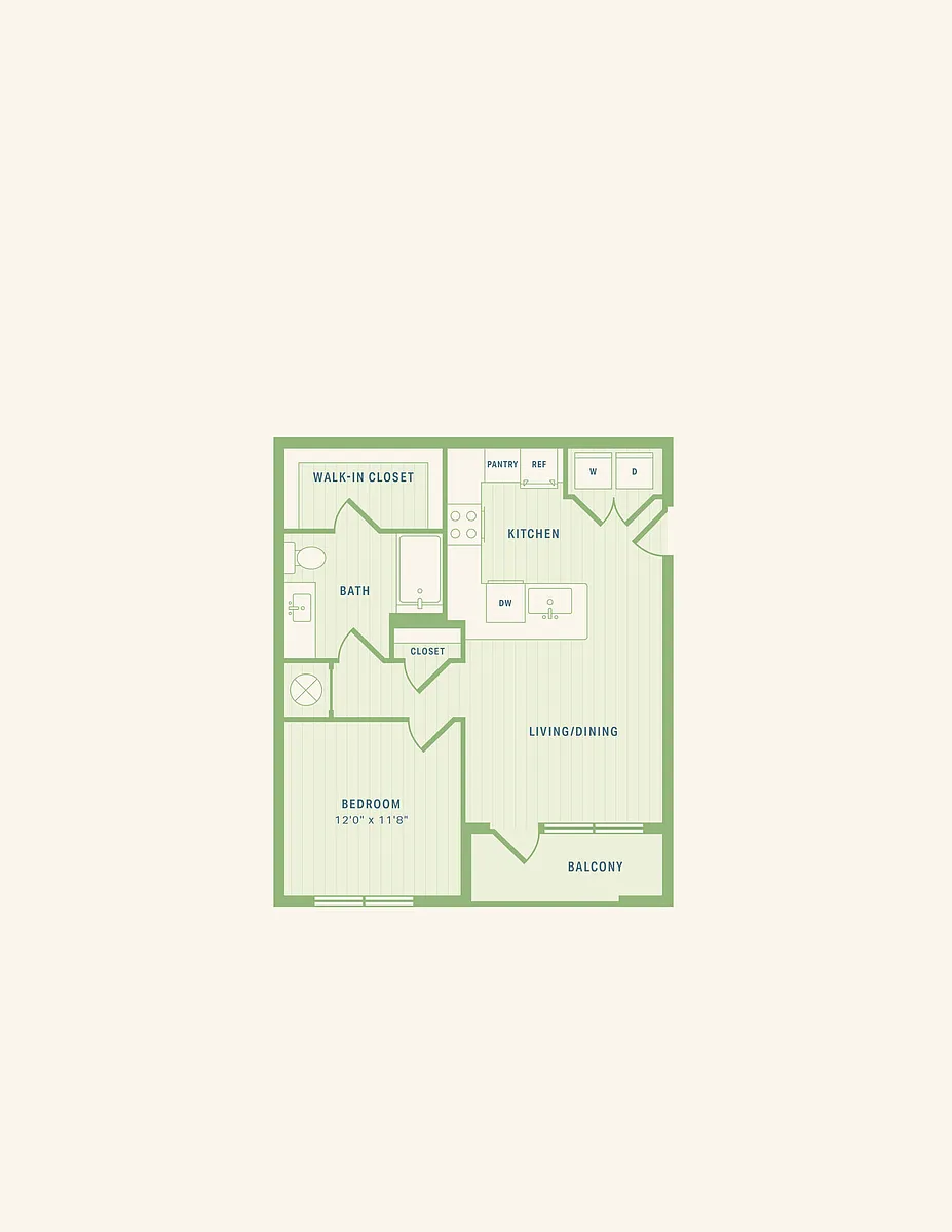 Floor plan The Brazos (A0)