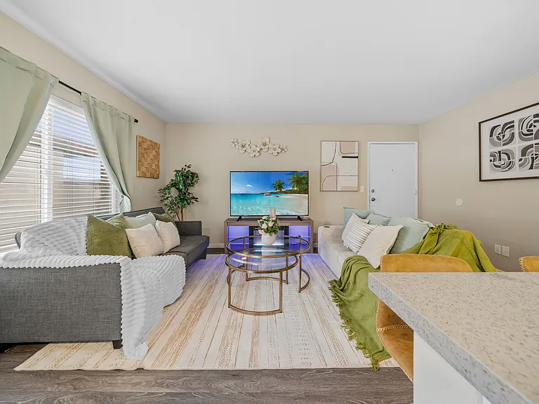A welcoming space to relax, watch TV, or enjoy good company.