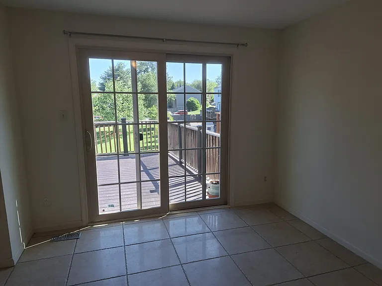 Dining Room with Deck View