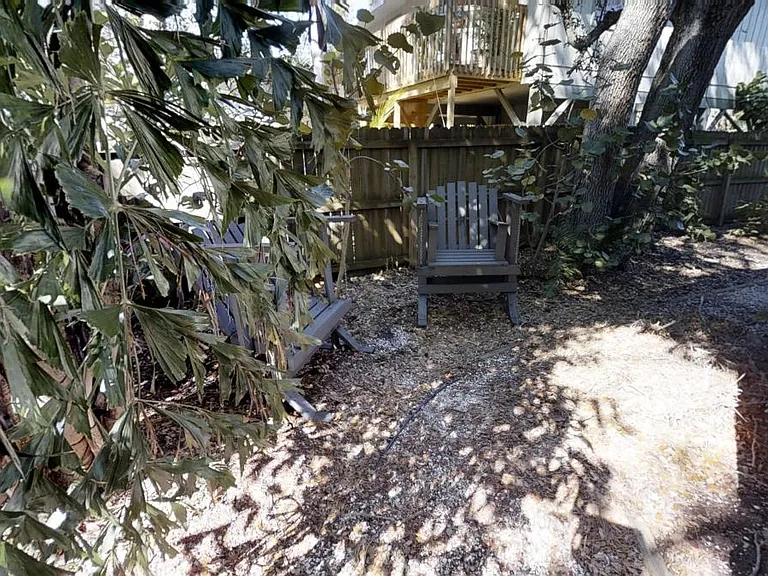 Partial backyard