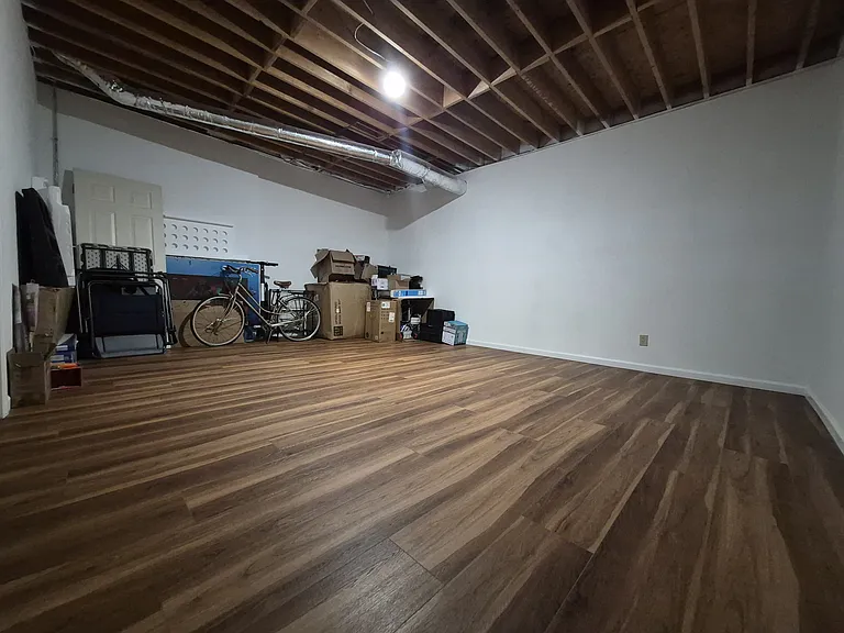 Basement bonus storage space!