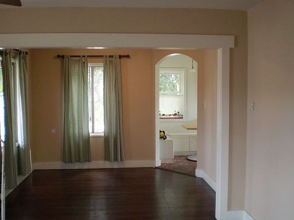 Looking into the dining room