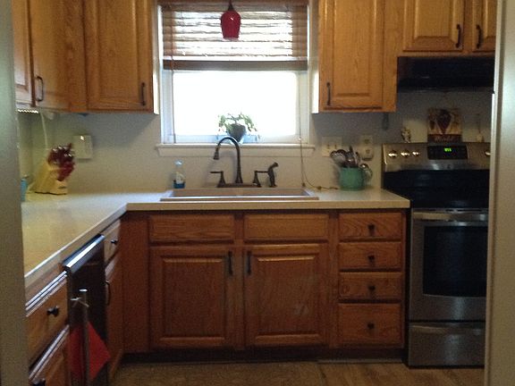 Remodeled kitchen.