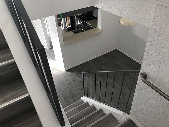 Dinning room view from stair case