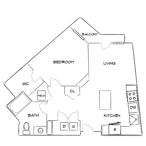 Floor plan Design 1C