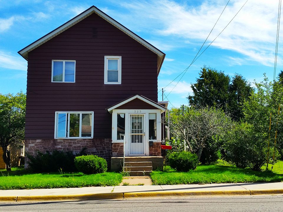 Front of house in summer