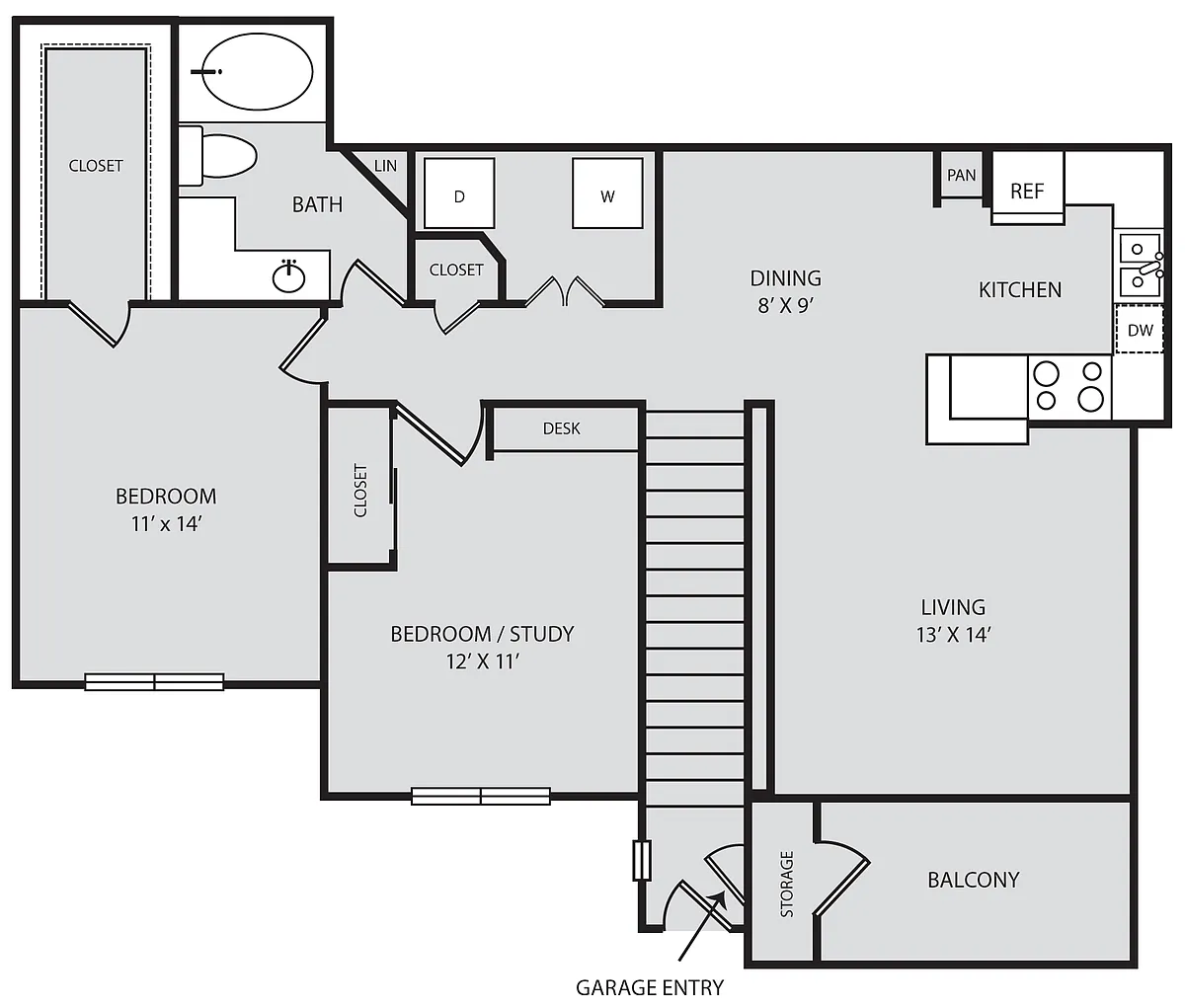 Floor plan B1