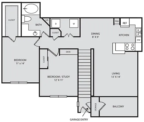 Floor plan B1