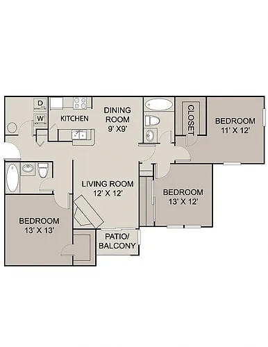 Floor plan STOKELY - C1