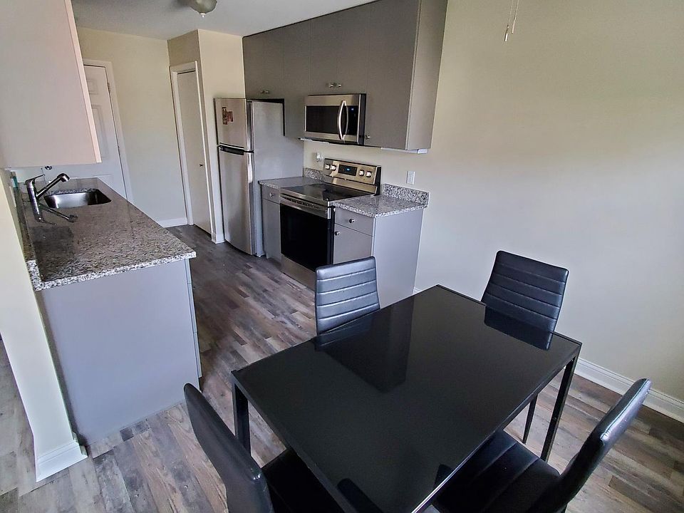 Dining room and kitchen