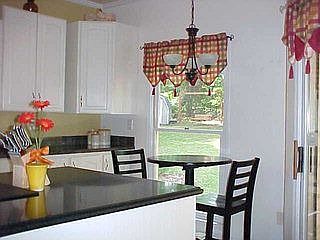Enjoy breakfast by the window