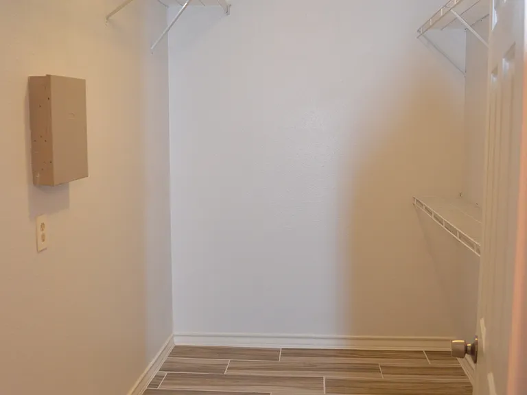 Huge guest house bedroom walk-in closet!