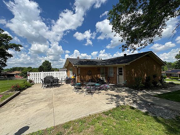 View from rear of lot