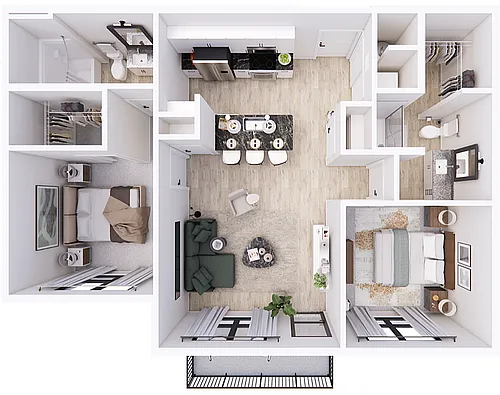 Floor plan Trace-2B