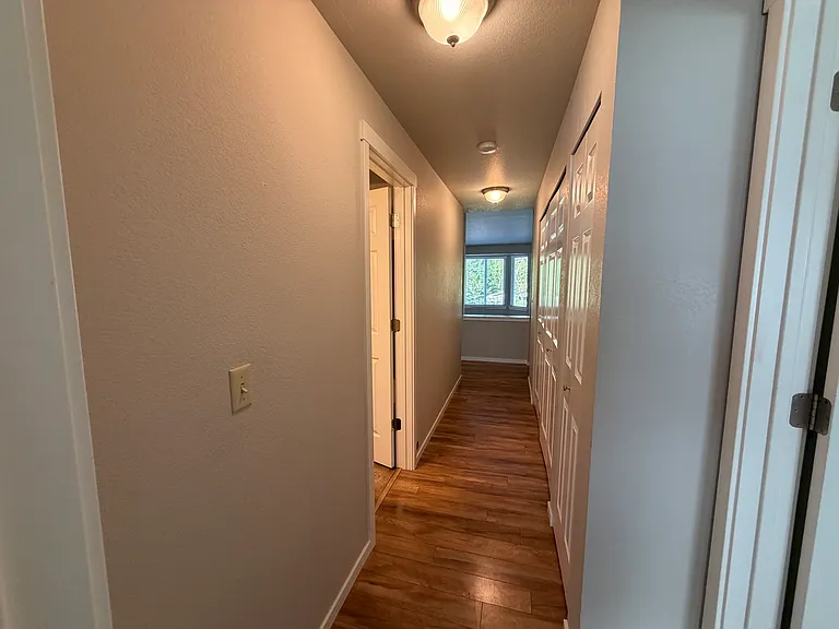 hall from bedrooms to common area
