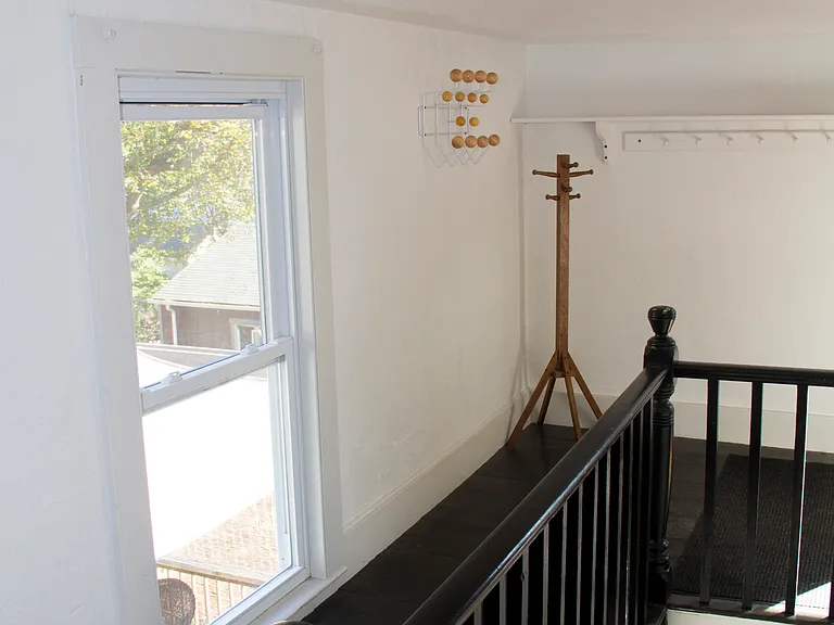 Private mudroom on the second floor
