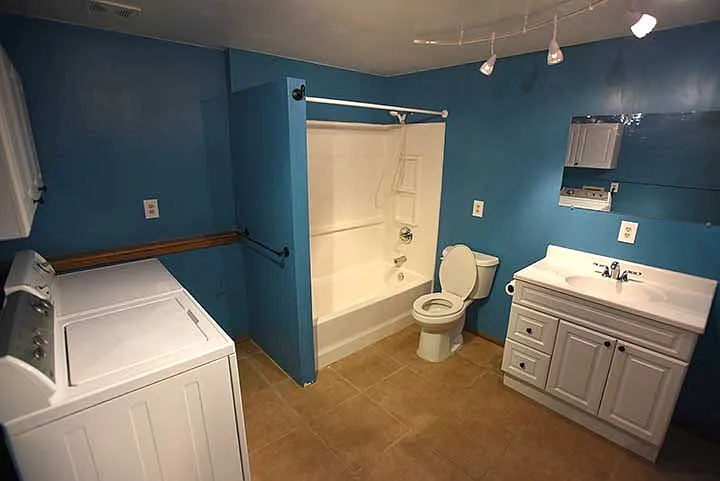 Downstairs bathroom.