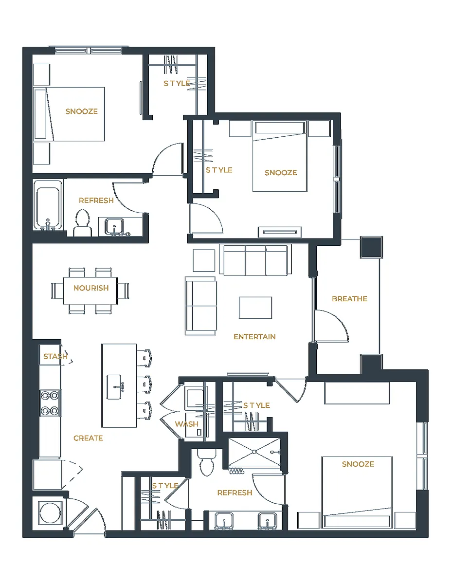 Floor plan C1