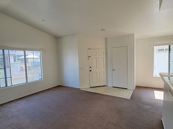 Entry and living room.