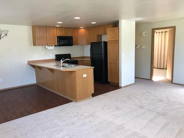 Great room - kitchen