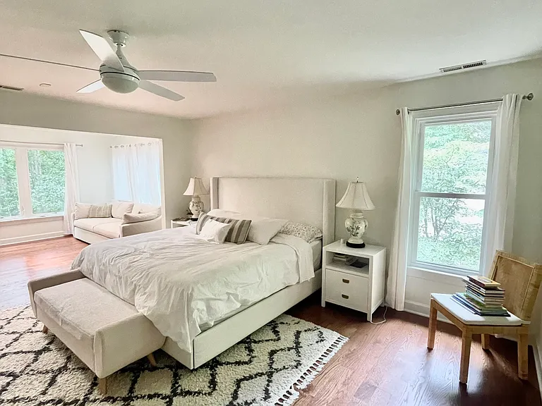 Large Primary Bedroom with Sitting Room