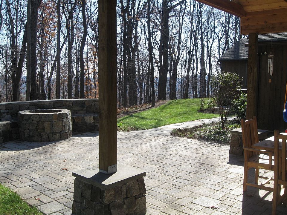 View from rear covered patio