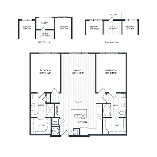 Floor plan B615