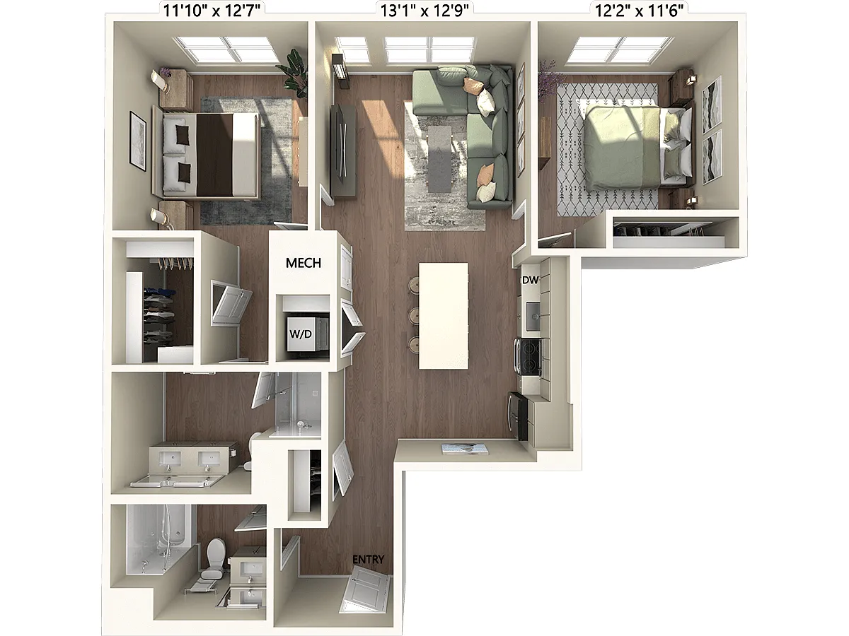 Floor plan B4-1096-2