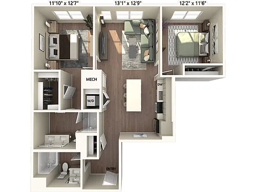 Floor plan B4-1096-2