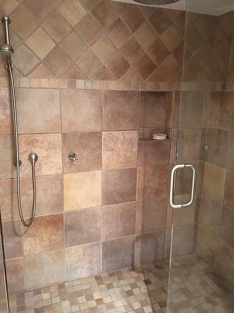 Master shower
