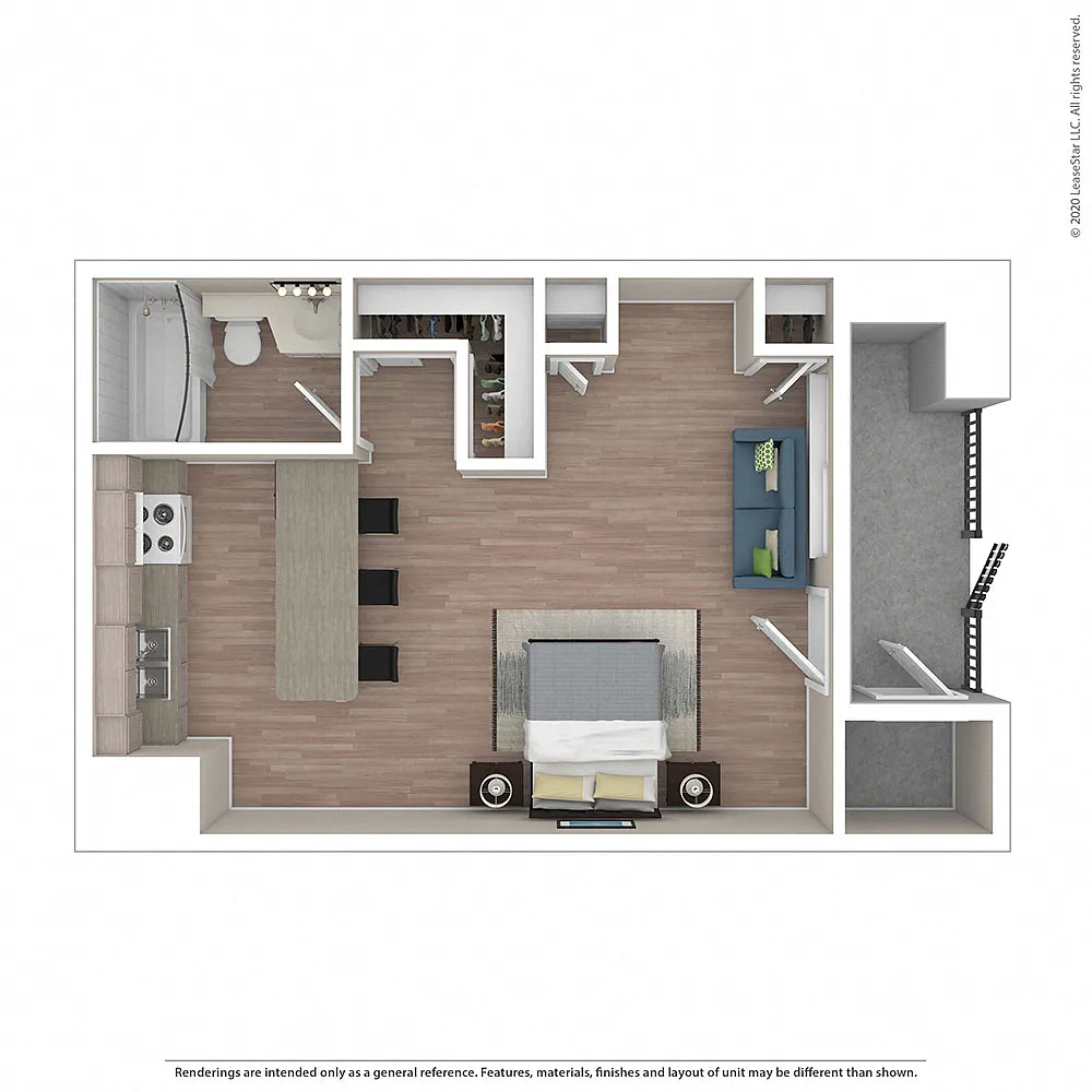 Floor plan Studio