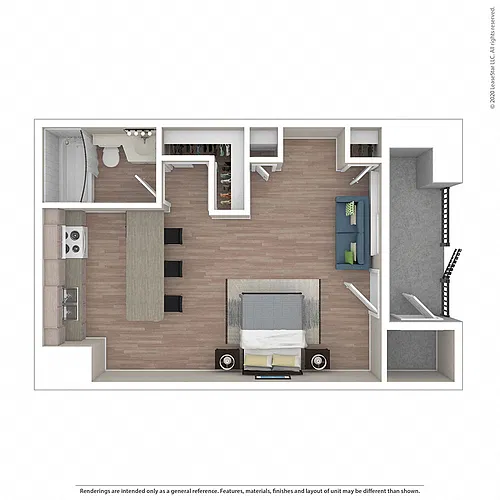 Floor plan Studio