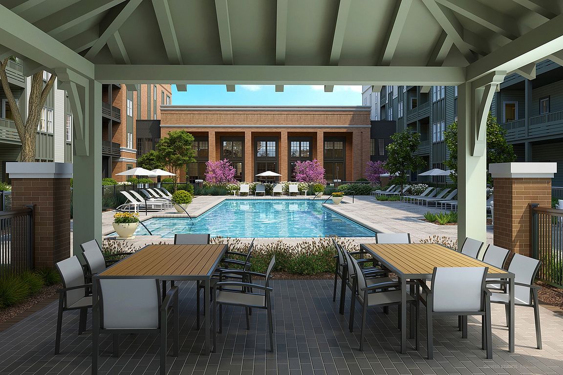 Relax and unwind in this elegant poolside oasis, perfect for entertaining and leisure.