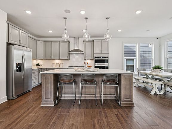 Expansive Kitchen Island Seats 3 Comfortably