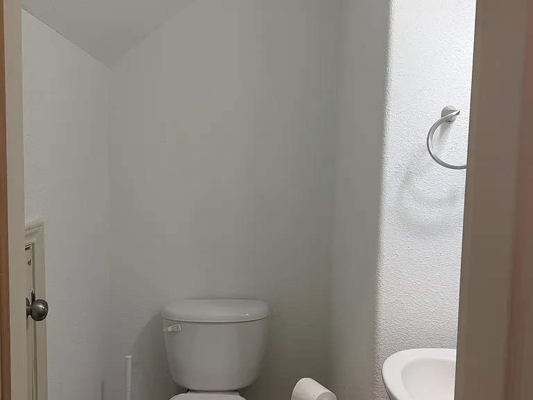 Half bathroom downstairs.