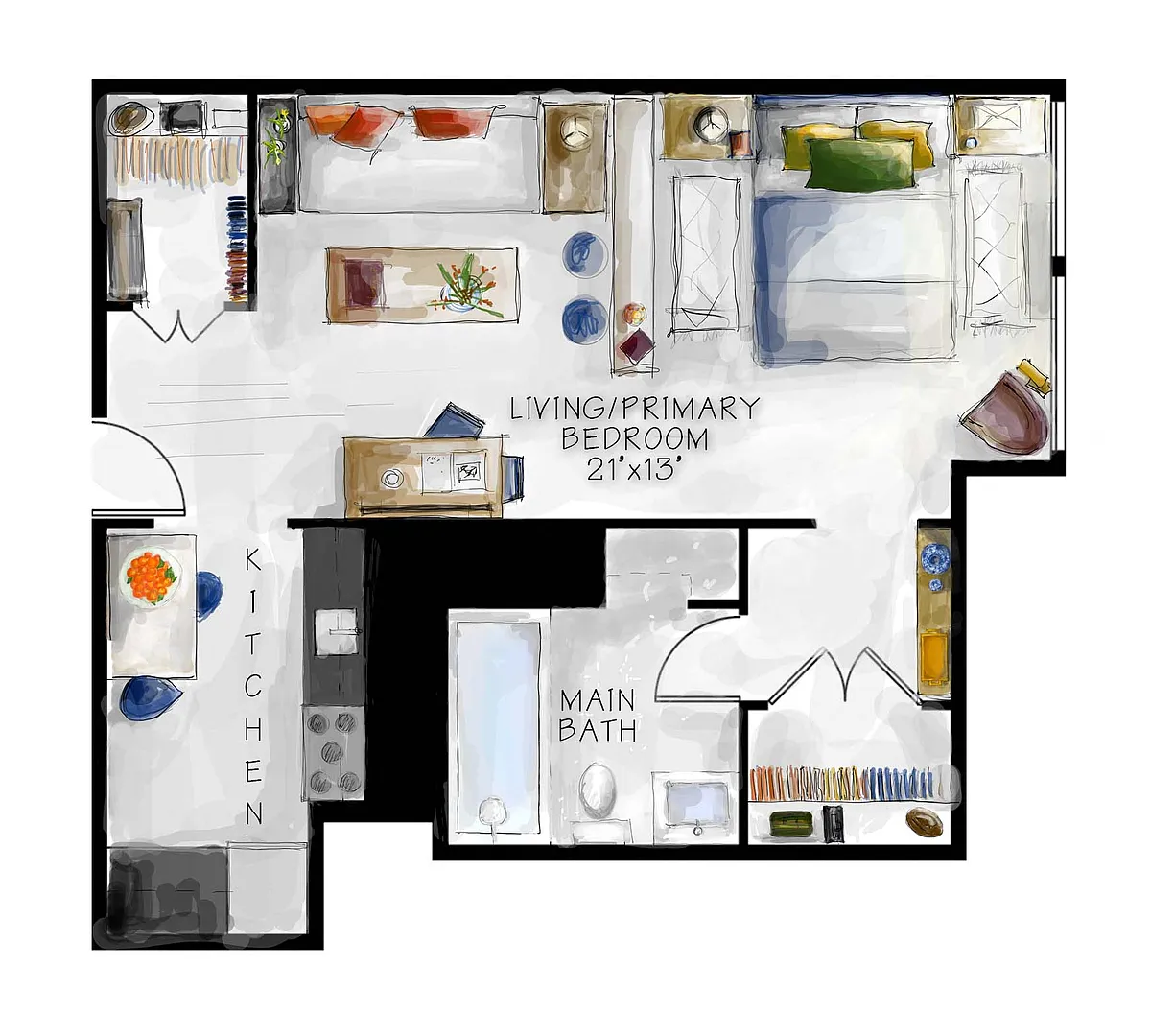 Floor plan Monet