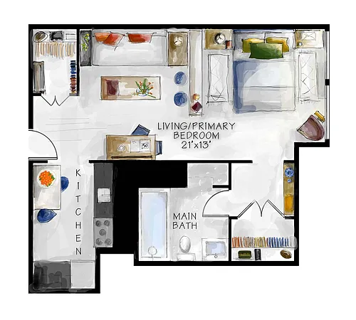 Floor plan Monet