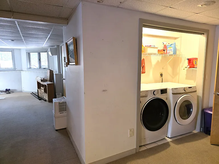 finished walk out with full bath and laundry