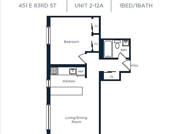 2nd image of 451 E 83rd St APT 12A