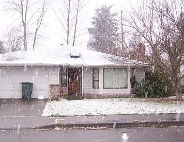 When house was gray