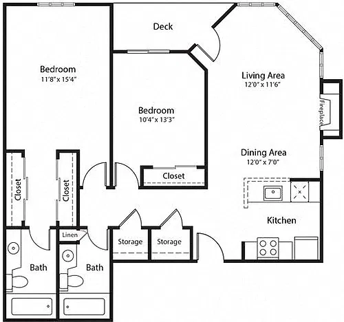 Floor plan 2C